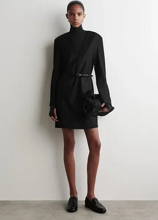 Платье женское cos wool-flannel tuxedo dress / 36