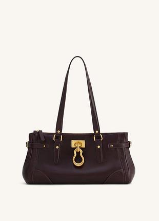 Сумка jw pei yvette elongated tote bag - dark brown