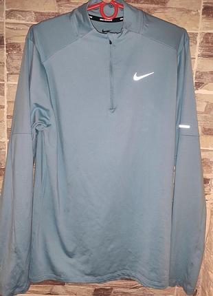 Спорт чоловічу спортивну кофту для бігу nike element dri-fit 1/2-zip running top.с-м