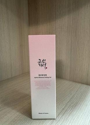 Beauty of joseon - apricot blossom peeling gel - абрикосовий гелевий пілінг для обличчя - 100ml