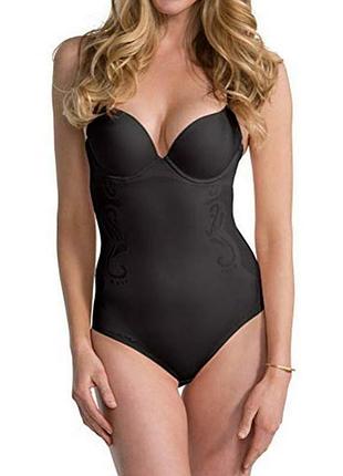 Коригувальне боді з пуш-ш чашками на кісточках spanx haute contour deco sweetheart panty body/0000h/