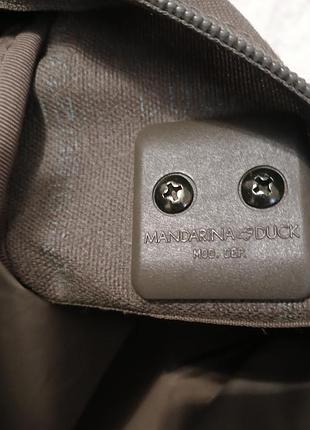 Сумка mandarina duck текстильная серая 5