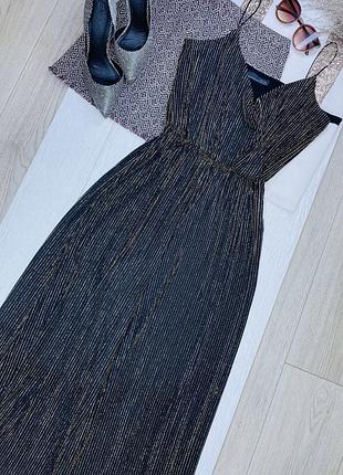 Вечірній комбінезон zara m міді комбінезон блискучий комбінезон з лотами зара святковий комбінезон