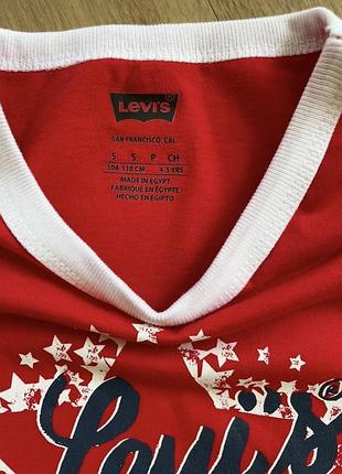 Нова футболка levi's 4-5 років 3