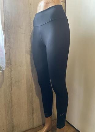 Легинсы лосины nike nk hdf one hr tight fn3226-010 р.s черный