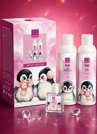 Avon подарочный набор snowy besties в подарочной упаковке