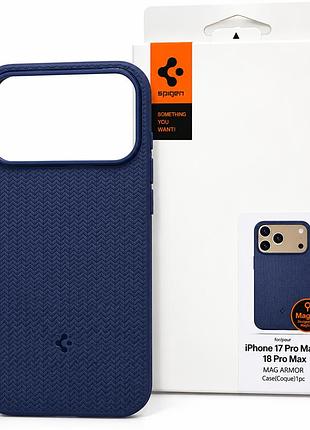 Защитный чехол spigen mag armor magfit для apple iphone 17 pro max/ 18 pro max с поддержкой magsafe - blue