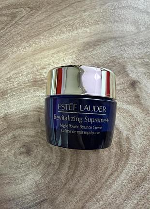 Нічний крем для обличчя estée lauder revitalizing supreme+ night power bounce creme