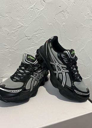 Кросівки унісекс asics чорно-сірі