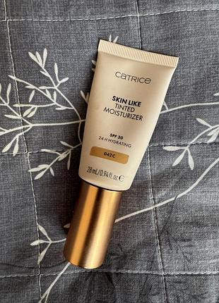 Тональний крем catrice skin like tinted moisturizer 042c, 28 мл