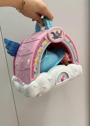 Ігровий набір disney junior t.o.t.s. nursery bath station рожево-блакитний