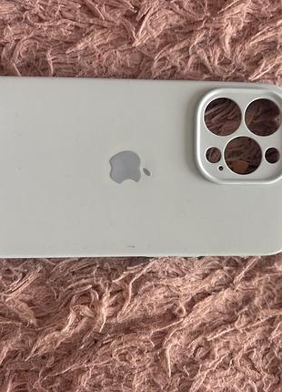 Чохол apple для iphone силіконова панель білий