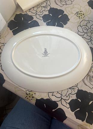 Овальне блюдо royal doulton pillar rose 3
