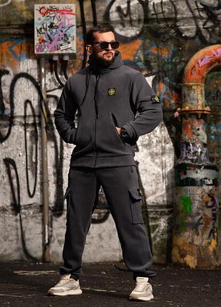 Зимовий флісовий костюм stine island polartec polartec