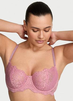 Шикарный кружевной лиф бра со стразами виктория сикрет victoria's secret оригинал
