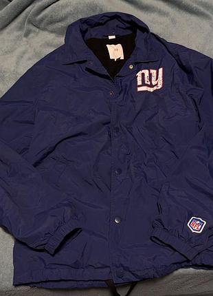 Вітрівка h&m nfl синя на флісі