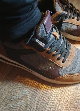 Кросівки чоловічі 43 розмір у стилі new balance коричнево-сірі