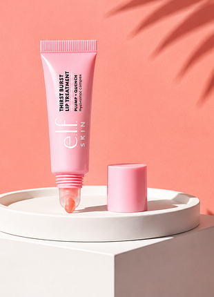 Увлажняющий бальзам для губ с эффектом объема e.l.f. skin thirst burst lip treatment в оттенке sheer guava 10ml