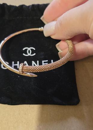 Браслет cartier juste un clou золотий жорсткий ювелірна прикраса, 585 пр.