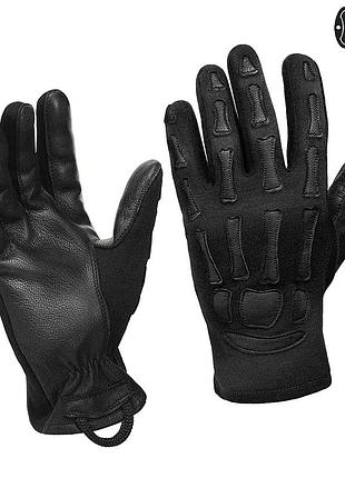 Перчатки m-tac skeleton nomex черный s