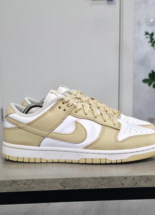 Кожаные кроссовки nike dunk