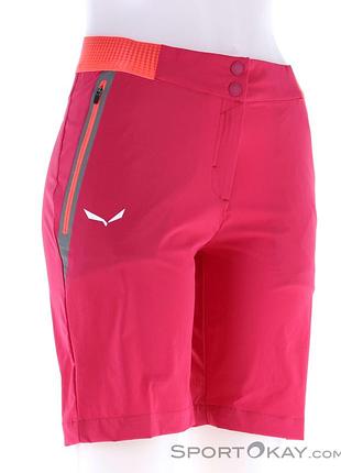 Женские трекинговые шорты salewa pedroc cargo 3 durastretch