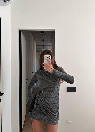 Женское платье из люрекса, 2 цвета