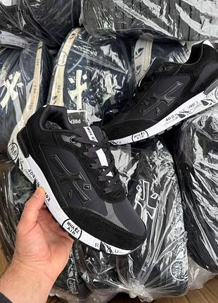 Premiata black/white (хутро) 3