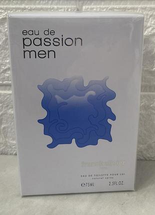Eau de passion men 75 мл туалетна вода для чоловіків