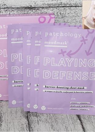 Patchology playing defense barrier-boosting face mask зволожувальна маска для обличчя 2
