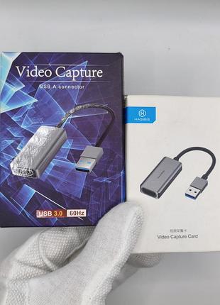 Карта відеозахвата hdmi на usb 3.0 (4k 1080p 60hz) / hagibis uhc05