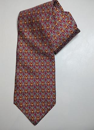 Шелковый галстук галстук beaufort tie rack с геометрическим узором