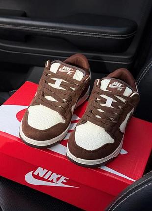Nike dunk sb brown (хутро)