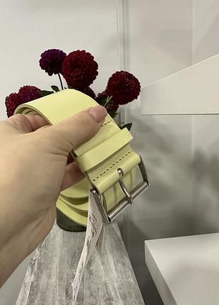 Шкіряний широкий пасок zara l