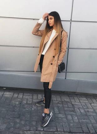 Тренч пальто плащ reserved zara 2