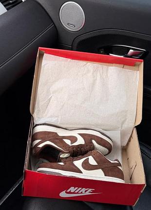 Nike dunk sb brown (хутро) 3