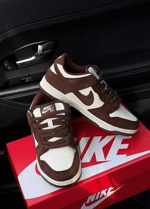 Nike dunk sb brown (хутро) 5