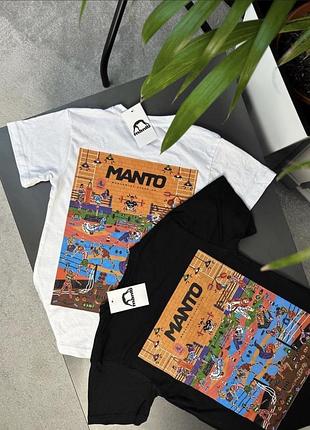 Футболка manto з принтом на спині