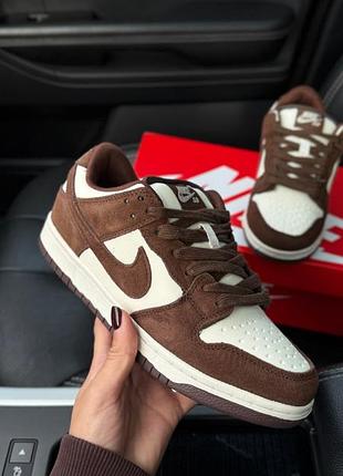 Кросівки зимові nike dunk sb brown  (хутро)