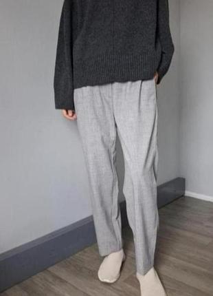 Женские брюки серого цвета marks &amp; spencer