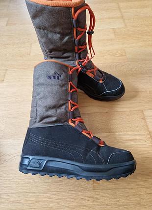 Термо чоботи черевики дутики puma borrasca gore-tex / розмір 39 оригінал