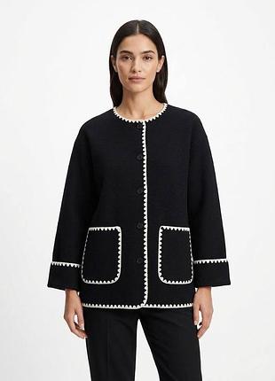 Кардиган з вишивкою shein