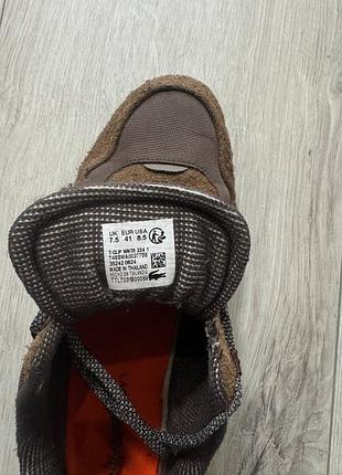 Мужские демисезонные кроссовки lacoste t-clip winter brown