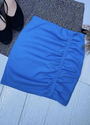 Нова коротка спідниця zara s бавовняна спідниця з драпіруванням спідниця в рубчик зара