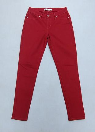 Джинси жіночі скінні стрейчові levi's, w28.