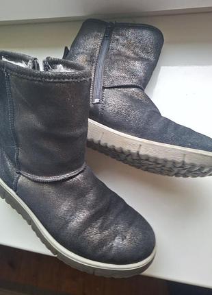 Зимові замшеві черевики уггі з мембраною gore-tex, 23 см