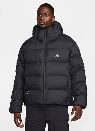 Куртка-пуховик nike acg lunar lake therma-fit чорна розмір s