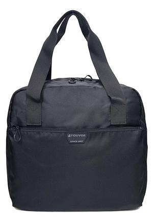 Стильная дорожная сумка полиэстер черный арт.3062-01 black fouvor (китай)