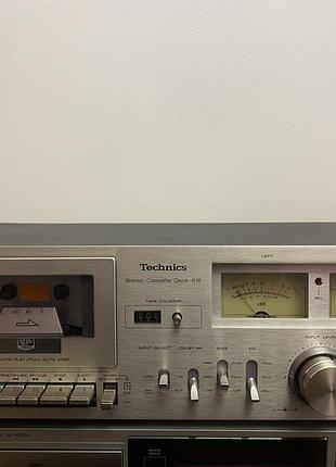 Касетна дека technics rs-616 стерео вінтажна