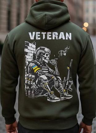 Чоловіча тактична толстовка veteran хакі